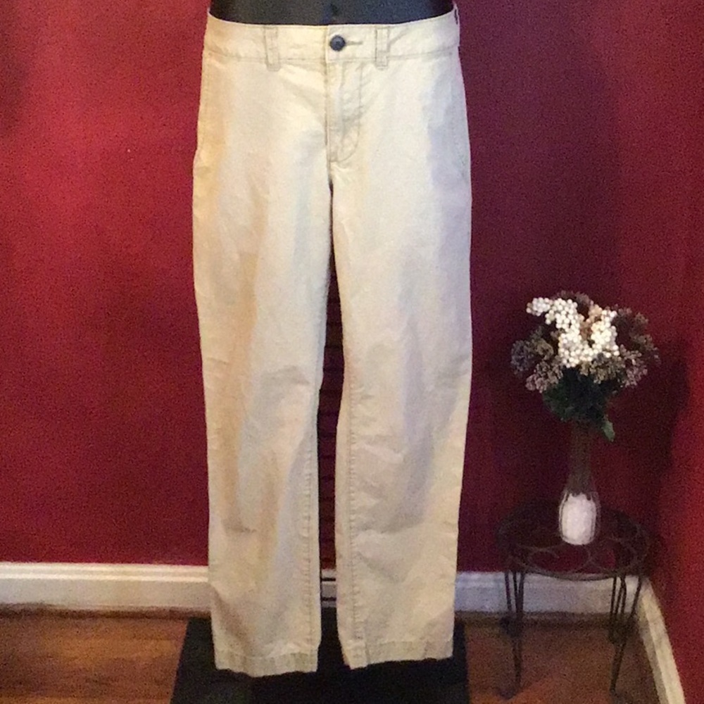 AEROPOSTALE SLIM STRAIGHT KHAKI PANTS SIZE 33/32